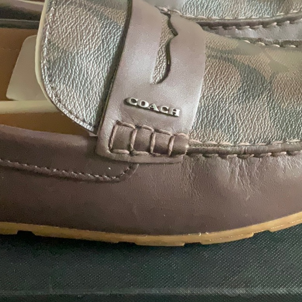 Coach Mott Driver Sig PVC Loafers - Mahogany - Picture 5 of 9